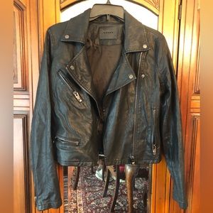 BLANKNYC Vegan Leather Moto Jacket